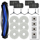 Cleptorize Replacement Parts for ECOVACS DEEBOT T50 Pro Omni/ T50 Omni/ T50 Pro, Accessories including 1 Main Brush, 6 Mop Pads,