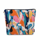 Kalygon Makeup Bag Galaxy Wolf Makeup Bags For Purse Pouch, Stars Constellation Space Galaxy Wolf Travel Toiletry Bag Cosmetic B