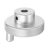 HARFINGTON Aluminum Alloy Handwheel 50mm OD 8mm Bore Lathe Hand Wheel with Rotate Handle Aluminum Milling Machine Handle with Wr