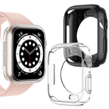 [2 Pack] Goton Bumper Case for Apple Watch Series SE2 SE 6 5 4 40mm, Ultra Thin Soft TPU Shockproof Case Cover Bumper Protector 