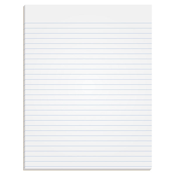 Tops The Legal Pad Writing Pads, Glue Top, 8-1/2 X 11, Narrow Rule, 50 ...