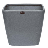 Decora Gleyz Cube (Stone Grey)(Large)(Gc 40) || Pots For Plants Polymer || Lightweight || IndoorOutdoor || NonBreakable || Non