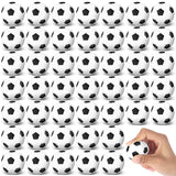 Blulu 64 Pcs Mini Soccer Stress Balls Bulk 1. 6 Inch Small Foam Balls for Kids Stress Relief Relaxation Soccer Party Favors Spor