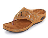 Ortho Joy Women & Girl Beige Slipper - 4 Uk,Beige,3,B08WJ7SSJ8
