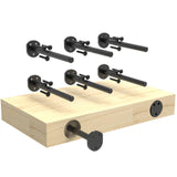 Neevolve Floating Shelf Bracket (1/4 Thick,Flush-to-Wall Hidden Heavy Duty Brackets for Wood Shelves,Solid Steel Invisible Shelf