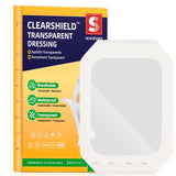 ClearShield Transparent Film Dressing 6 x 8 Pack of 20, Waterproof Bandages Breathable Hypoallergenic, Adhesive Patch for Post S