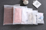 Mosquick Set Of 5 Clothes Bag Transparent For Clothes Shoes Stationery Ziploc Space Saving Bags (Plastic)