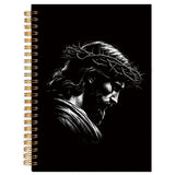 WUCHJ Crown of Thorns Jesus Christian Notebook, Jesus Journal, Religious Prayer Spiral Notebook Journal for Note Taking, Christi