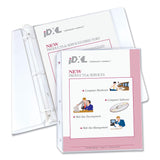 CLine Polypropylene TopLoading Sheet Protectors, 8 1/2 x 11, Heavyweight, Nonglare, Box of 100