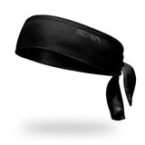 Suddora Tie Headband, Unisex Fabric Sweatband, Moisture Wicking Performance Blend Fabric, Head Tie for Karate, Running, Cycling,