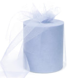 6 x 200 Yards Dusty Blue Tulle Fabric Rolls, Blue Spool Tulle Ribbon for DIY Tutu Skirt Wedding Decoration Baby Shower Birthday 