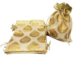 3A FEATURETAIL 18CM X 25CM Large Polka Dot Drawstring Bags Pouches Potli for Gift Wedding Jewelry Packaging Bridal Party Favors