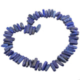 mookaitedecor Lapis Lazuli Crystal Points Loose Beads Sticks Spikes Top Drilled 15 inches Strand