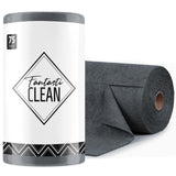 Fantasticlean Microfiber Cleaning Cloth Roll -75 Pack, Tear Away Microfiber Towels, 12 x 12, Reusable, Washable, Scratch Free, U