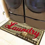 UKELER Anti Fatigue Rug Runner Nonslip Rubber Comfort Mats Floor Runner for Bathroom Kitchen Laundry Room Decor, 59'' 20''