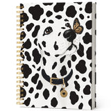 ISANOU Dalmatian Dog Notebook Journal for Women 5.5x8.3,Dalmatian Gifts