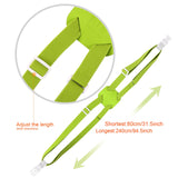 VVILL Bag Bungee, Luggage Straps Suitcase Adjustable Belt - Lightweight and Durable Travel Bag Accessories (Long Green Size).