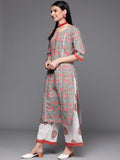 Libas Women'S Cotton Kurta Sets (33151O_Grey