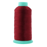 Mandala Crafts Size 92 280D T90 Bonded Nylon Thread - Maroon 1100 YDs Tex 90 Heavy Duty Sewing Threads for Leather, Jeans, Weavi