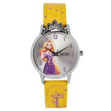 Zoop Disney Rapunzel Analog Watch With Silver Dial & Yellow Strap For Girls Kids, From House Of Titan - 26048Sl01