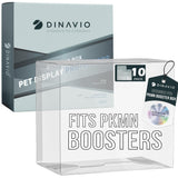 Dinavio Crafthouse Plastic PKMN Booster Box Protector 10 Pack - Booster Box Case Display Protectors - Compatible with English PK