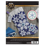 Bucilla Sparkle Snowflake Stocking Kit
