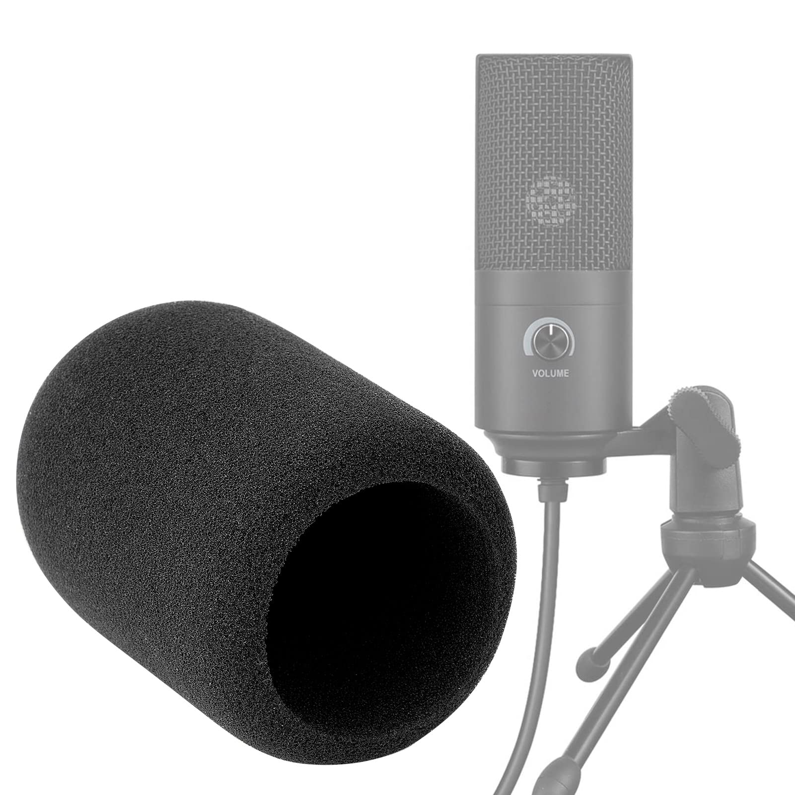 Youshares K669B Pop Filter, Foam Mic Windscreen Compatible With Fifine Usb Microphone (K669B K669 K669L K669G K669Pro2 K669S) Fo