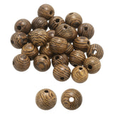 HARFINGTON 200pcs Natural Wooden Beads 6mm Chicken Wing Wood Round Polished Loose Bead Smooth Spacer Balls Beading for Jewelry M