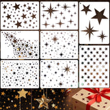 Reusable Large Star Stencil for Painting - Sparkle Star Template for Walls, Wood, Flag, Canvas & Fabric Crafts - DIY Home Decor,