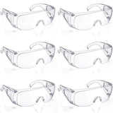 Frienda Safety Goggle Glasses Clear Safety Goggles Anti-Fog Protective Polycarbonate Eyewear with Impact Resistant Lens for Cons