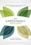 NIV, LifeConnect Study Bible, Hardcover, Red Letter Edition: Growing Deeper, Growing Stronger in Your Spiritual Life