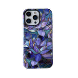 QLTYPRI Flower Case for iPhone 16 Pro, Aesthetic Cute Floral Phone Case for Girls Women, Protective Hybrid 2-Layer Hard Shell Si