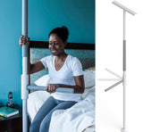 SuperBar, The Ultimate Floor to Ceiling Grab Bar Transfer Pole, AntiSlip Safety Support Pole with Adjustable Grab Handle for Sh