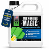 Maplefield Concentrated Microfiber Detergent Deep Cleaning Power & Cleaning Liquid for Microfiber Cloths Refreshing Lemon & 