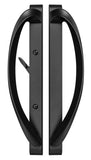 Rockwell Security Modena Contemporary Sliding Door Handle in Matte Black