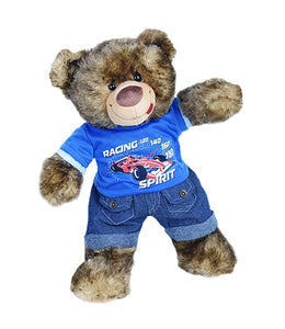 Cool Racecar Outfit Fits Most 14-18 Build-a-Bear and Make Your Own Stuffed Animals