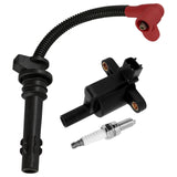 Caltric 4011834 Ignition Coil & Spark Plug Compatible with Polaris Sportsman 570 EFI 2014/450 HO 2016-2017