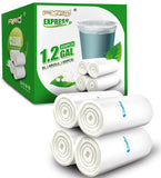 Small Clear Trash Bags FORID 1.2 Gallon Tiny Garbage Bags 220 Count Wastebasket Bin Liners for Bathroom Bedroom Office Garbage C