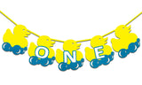 Seyal Birthday Party Decoration Duck One Banner