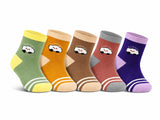 Yanwenx Winter Socks For Kids Pack Of 5 | Soft Cotton Warm Comfortable Socks For Boys & Girls_48 Years