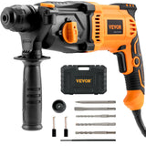 VEVOR 1 Inch SDSPlus Rotary Hammer Drill, 8 Amp Corded Drills, Heavy Duty Chipping Hammers w/Safety Clutch, Electric Demolition