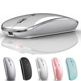 Jetta Wireless Mouse For Macbook Pro Macbook Air Laptop Desktop Chromebook Win7/8/10/11 Pc - Silver -Like New