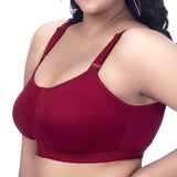 Trylo Front Open-Burgandy-34-D-Cup,BURGANDY,34,B0C575P112