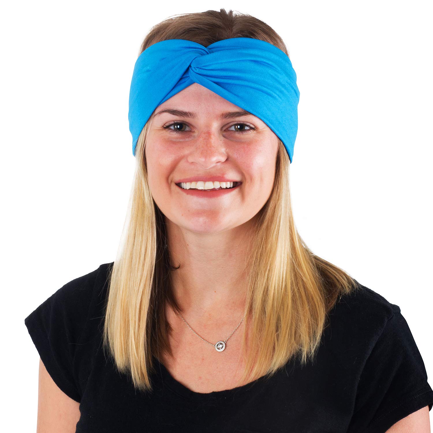 CoverYourHair Headbands for Women -12 Pack - Headwraps for Women - Turban Headbands - Hair Bands for Girls - Hair Accessories
