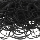 Tactical Rubber Bands Size #64 (3 1/2 x 1/4), 200 Pcs Black Wide Thick Large Strong Heavy Duty Rubber Bands Heat Cold UV Resista