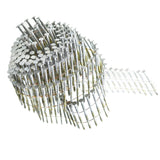 TINVHY 1-1/4-Inch x 0.092Inch Collated Wire Coil Siding Nails, 15-Degree Full Round-Head, Ring Shank, Hot-Dipped Galvanized, 360