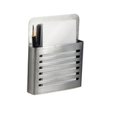 iDesign Forma Magnetic Modern Pen and Pencil Holder, Metal Writing Utensil Storage Organizer for Kitchen, Locker, Home, or Offic