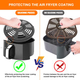 Air fryer Accessories for Ninja AF101 AF161 AF150 Air Fryer, 8.2'' Round Food Grade Air Fryer Grill Pan Grill Plate Crisper Plat