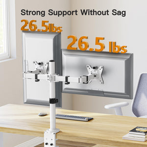 ErGear Dual Monitor Desk Mount for 13-34 Monitors up to 26.5 lbs