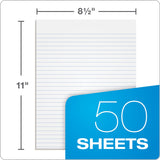Tops The Legal Pad Writing Pads, Glue Top, 8-1/2 X 11, Narrow Rule, 50 Sheets, 12 Pack (7529)